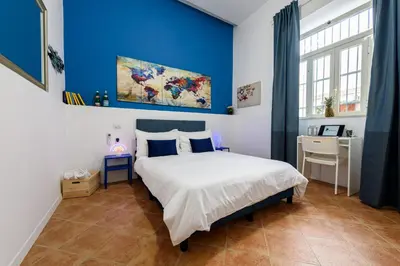 Letto o letti in una camera di Murales In Bed