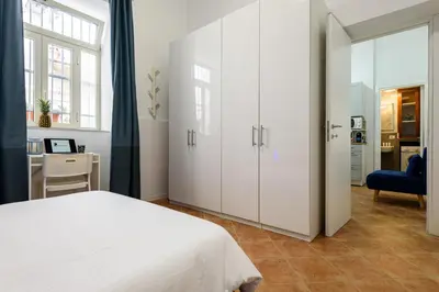 Letto o letti in una camera di Murales In Bed