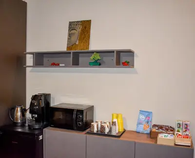 Set per la preparazione di tè e caffè presso Casa Vacanze Oikia - Room Girasole