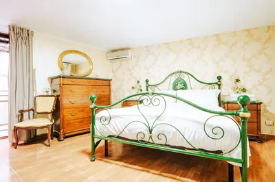 Letto o letti in una camera di La casa di Nina