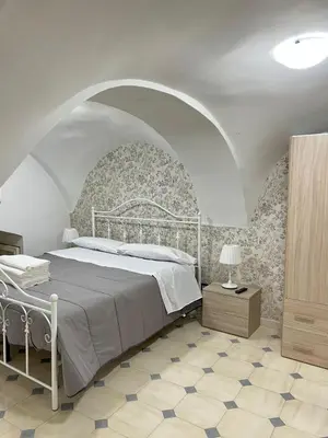 Letto o letti in una camera di Niko house