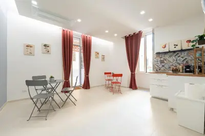 Area soggiorno di Napoli Maison
