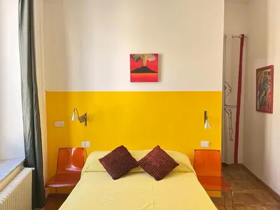 Letto o letti in una camera di B&B Attico Ventaglieri with Panoramic Terrace