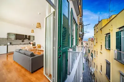 Balcone o terrazza di Casa Blin Dimora a Chiaia