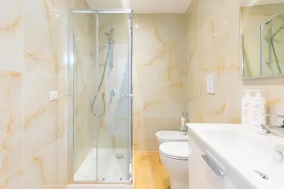 Bagno di White&Blue Apartment at Sanità by Wonderful Italy