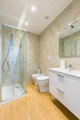 Bagno di White&Blue Apartment at Sanità by Wonderful Italy