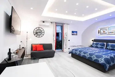Letto o letti in una camera di Casa Graziè