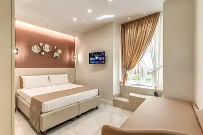 Letto o letti in una camera di Le stanze di Venere