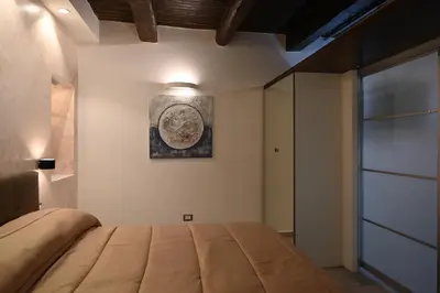 Letto o letti in una camera di Il rifugio di Beppe