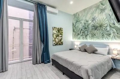 Letto o letti in una camera di Casa DaLù