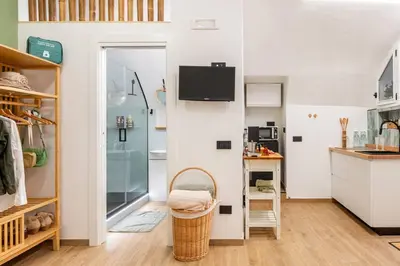 Cucina o angolo cottura di Varriale house eco green parking free only small car