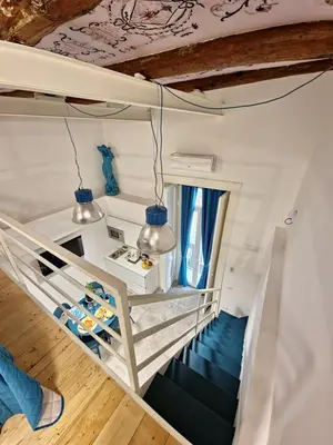Letto o letti in una camera di Borgo Dei Miracoli