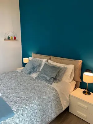 Letto o letti in una camera di La casa di Marty