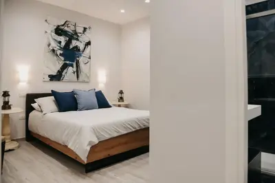 Letto o letti in una camera di Terra Mia Suite - Chi tene' o mare