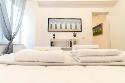 Letto o letti in una camera di Dimora de' Marinari