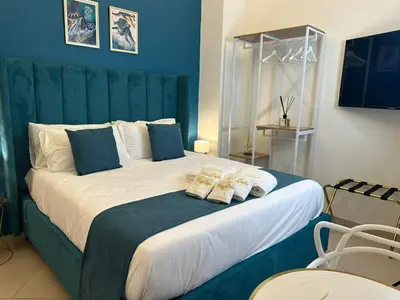 Letto o letti in una camera di PALAZZOREFICI