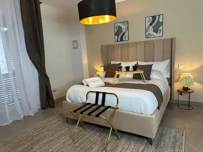 Letto o letti in una camera di PALAZZOREFICI