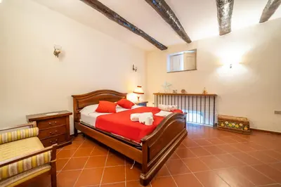 Letto o letti in una camera di Il Nido