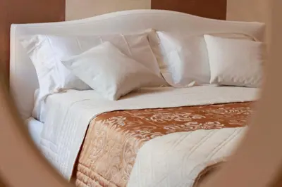 Letto o letti in una camera di Rifugio romantico a Napoli