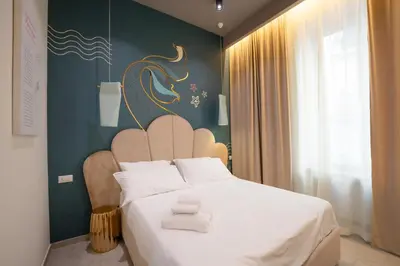 Letto o letti in una camera di Piezz' e sole
