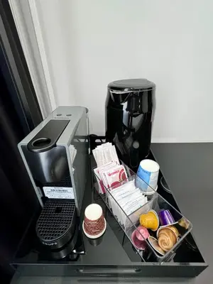 Set per la preparazione di tè e caffè presso Gallerie Boutique Rooms