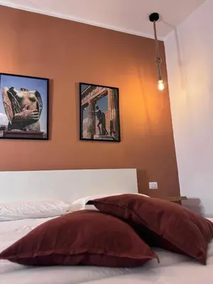 Letto o letti in una camera di Conte di Mola 67