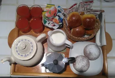 Cibo presso l'affittacamere o nelle vicinanze