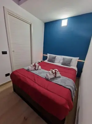 Letto o letti in una camera di Tribunali Naples Flat