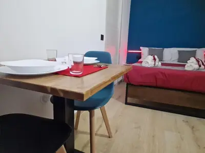 Letto o letti in una camera di Tribunali Naples Flat