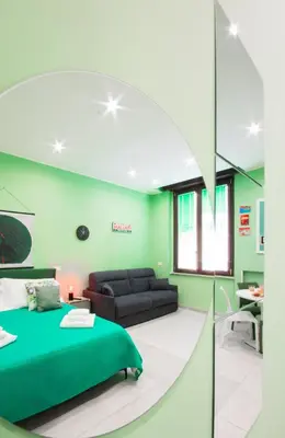 Letto o letti in una camera di Barone Home