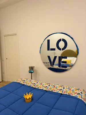 Letto o letti in una camera di Le Dimore Dell’Artista