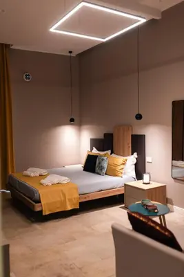 Letto o letti in una camera di B&Bio Architiello