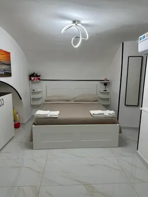 Letto o letti in una camera di Rose's house
