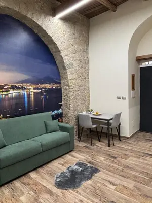 Area soggiorno di Briante House