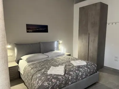 Letto o letti in una camera di Neapolis Francy marechiaro