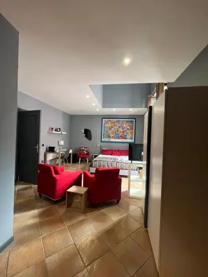 Area soggiorno di Naples Luxury Suites B&B