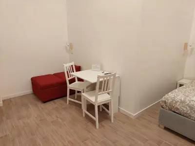 Letto o letti in una camera di Residence e appartamenti Bausan