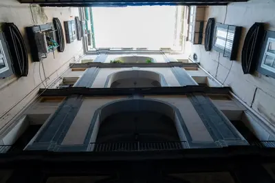 Letto o letti in una camera di Domus Sibyllina, Palazzo Cavalcanti