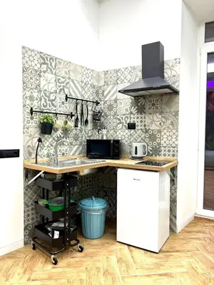 Cucina o angolo cottura di Loft in Borgo