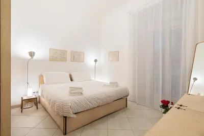 Letto o letti in una camera di Salita Trinità