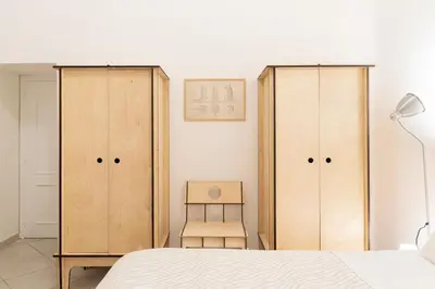 Letto o letti in una camera di Salita Trinità