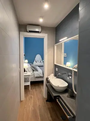 Letto o letti in una camera di Casa Imperatore