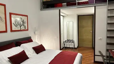 Letto o letti in una camera di Partenope 143