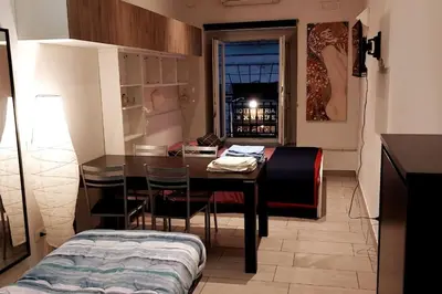 Letto o letti in una camera di Casa Lanzieri