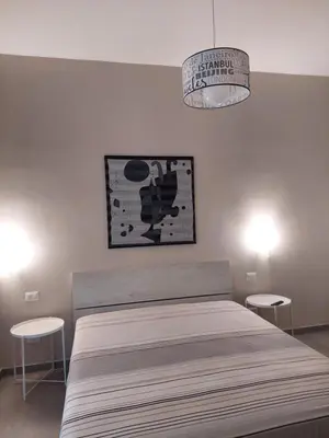 Letto o letti in una camera di Cart's home