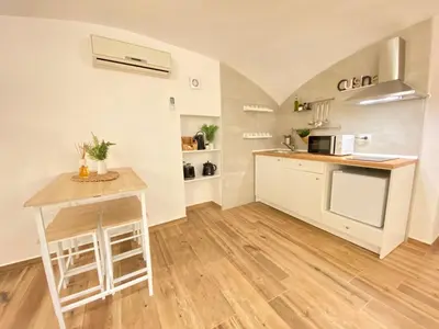 Cucina o angolo cottura di Pied à terre - Napoli centro - Chiaia 