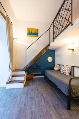 Letto o letti in una camera di Hidden Gem on Chiaia pedastrian area by Napoliapartments