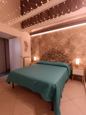 Letto o letti in una camera di Vico Vico