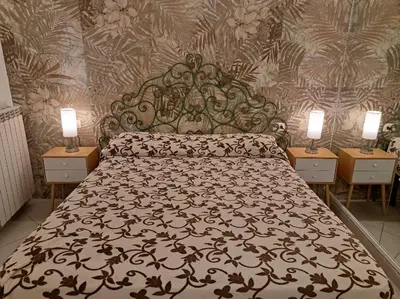 Letto o letti in una camera di Vico Vico