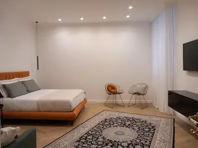 Letto o letti in una camera di Porto 55